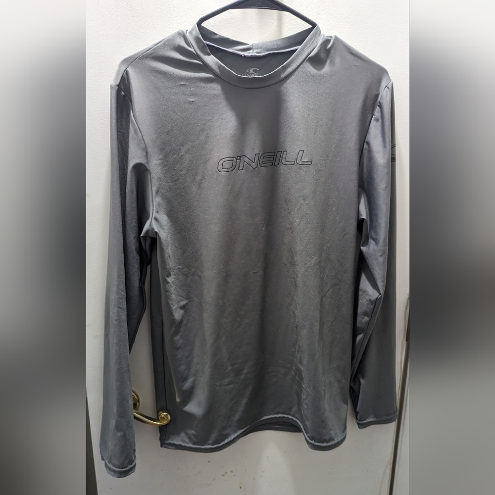 O'Neill Men's Swim Shirt Long Sleeve Gray Size Small